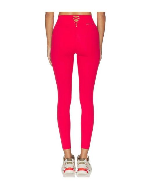 Fleur du Mal Red Laced Up Legging