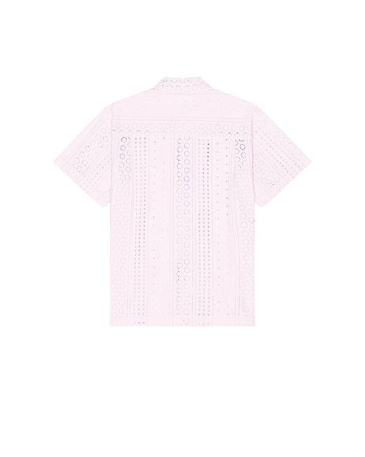 Obey Pink Sunday Shirt for men