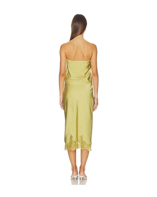 MORE TO COME Yellow Bexley Midi Skirt Set
