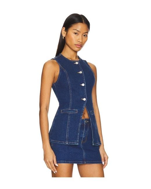 MORE TO COME Blue Maeve Top
