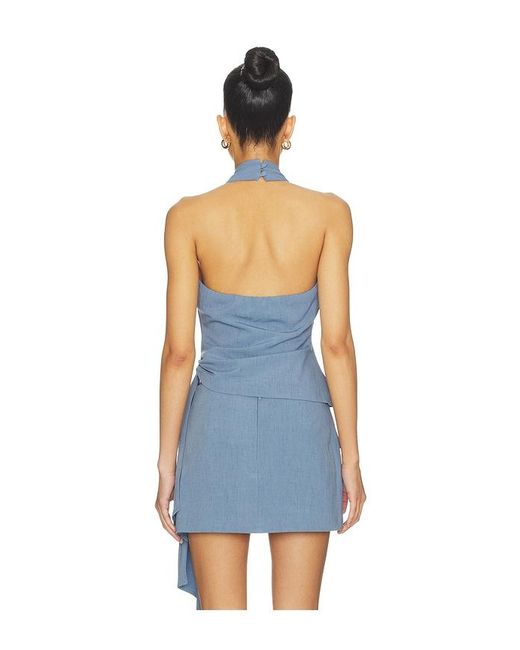 SOVERE Blue Deena Top