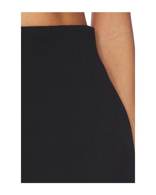 GOOD AMERICAN Black Soft Stretch Ponte Mini Skirt