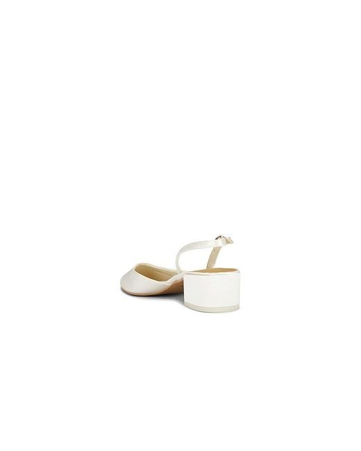 Dolce Vita White Carel Slingback