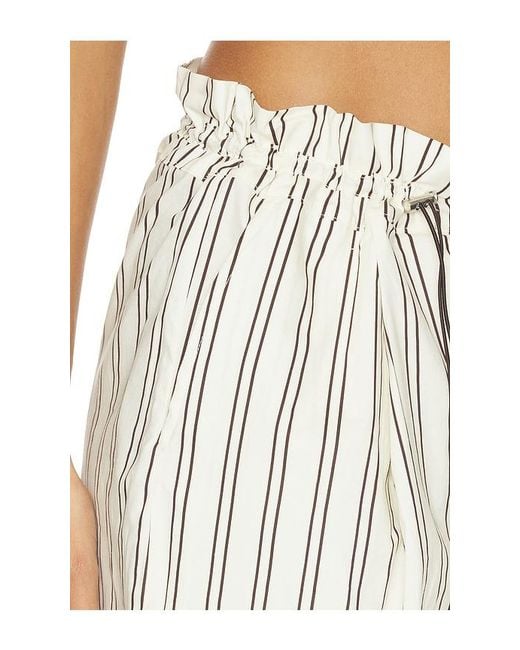 WeWoreWhat White Adjustable Waist Pant