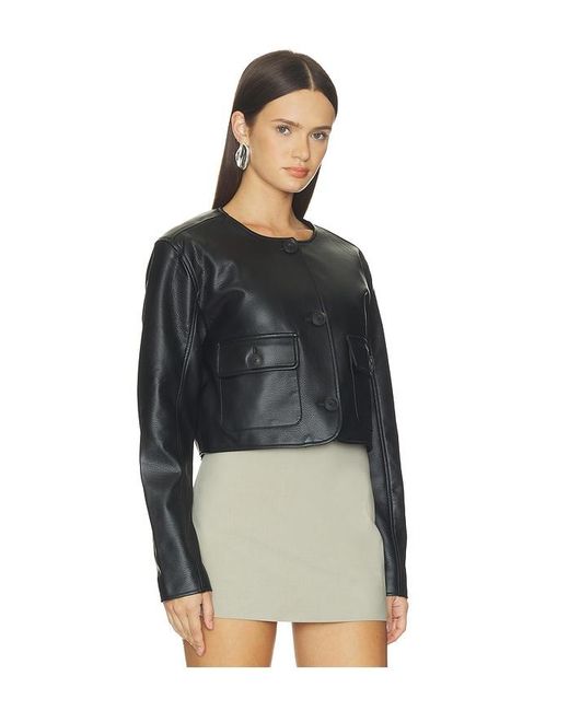 Blank NYC Black Cropped Jacket