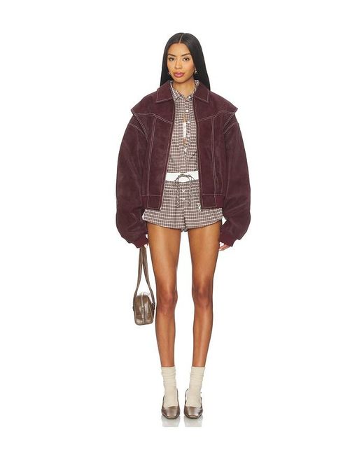 Lioness Red Vista Bomber Jacket