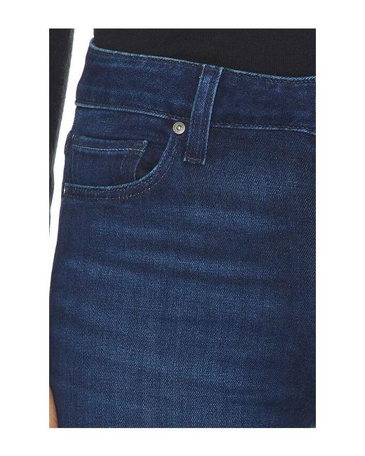 PAIGE Blue High Rise Manhattan Boot Jeans