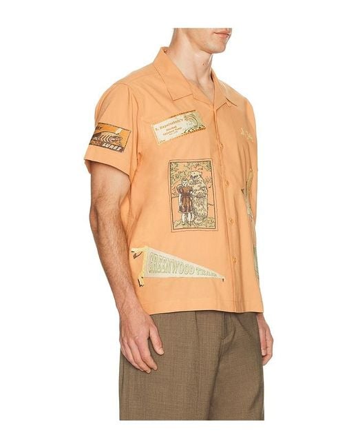 Samuel Zelig Orange Trail Camp Shirt for men