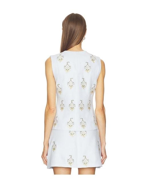 Rosewater House White Sarv Vest