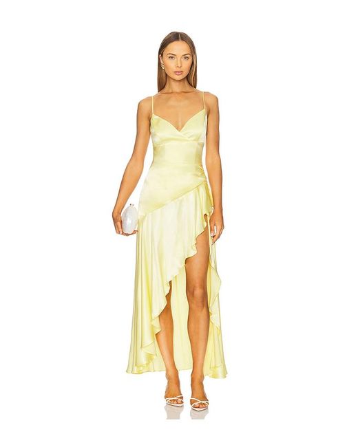 Bardot Metallic Midi-Kleid Sorella