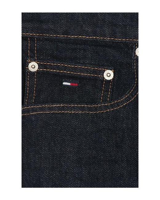 Tommy Hilfiger Blue Jaimie Relaxed Straight Crop Jeans for men