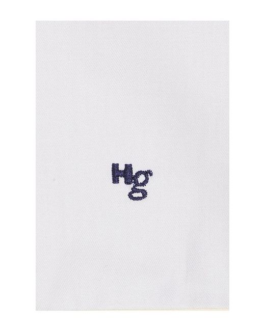 HOMMEGIRLS White Belted Shirt