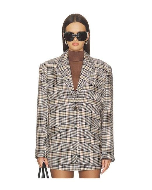 Anine Bing Brown Quinn Blazer