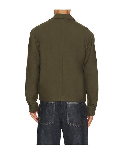 Jonathan Simkhai Green Sidney Blouson Jacket for men