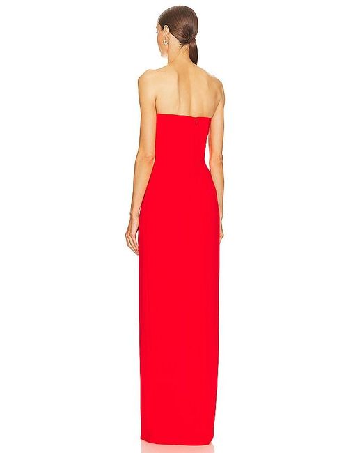 Amanda Uprichard Red X Revolve Cherri Gown