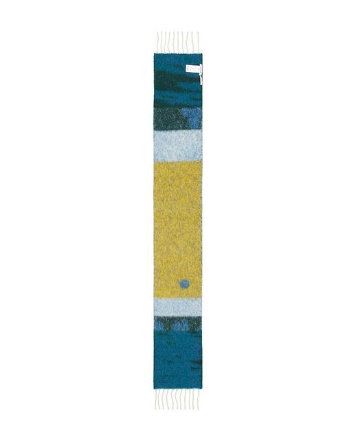 Lacoste Green Mountain Graphic Long Scarf for men