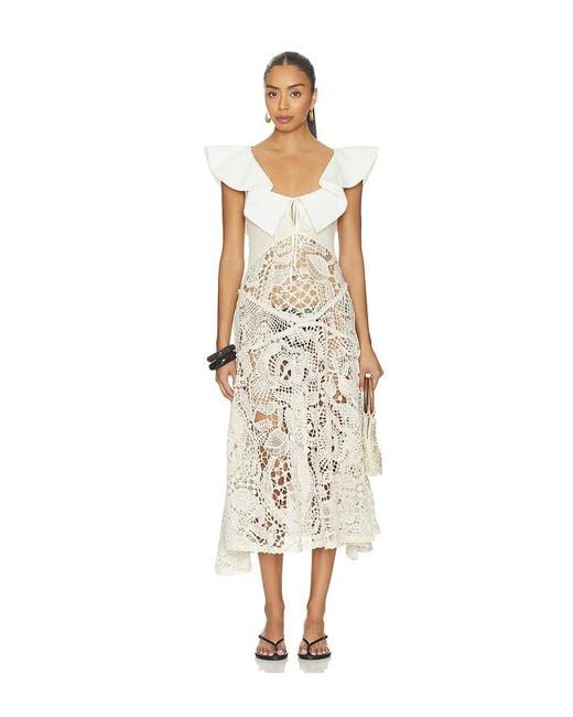 Siedres White Caenes Dress