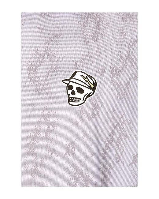 Devereux Golf White The Rattler Polo for men