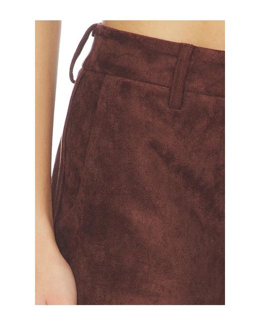 Amanda Uprichard Brown Brooklyn Shorts