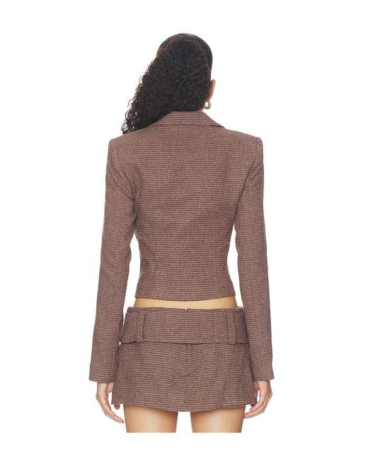 Amanda Uprichard Brown Sutton Jacket