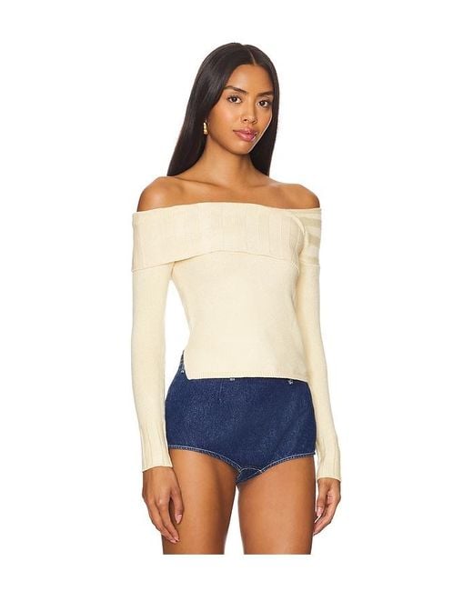 MORE TO COME Blue Effie Sweater