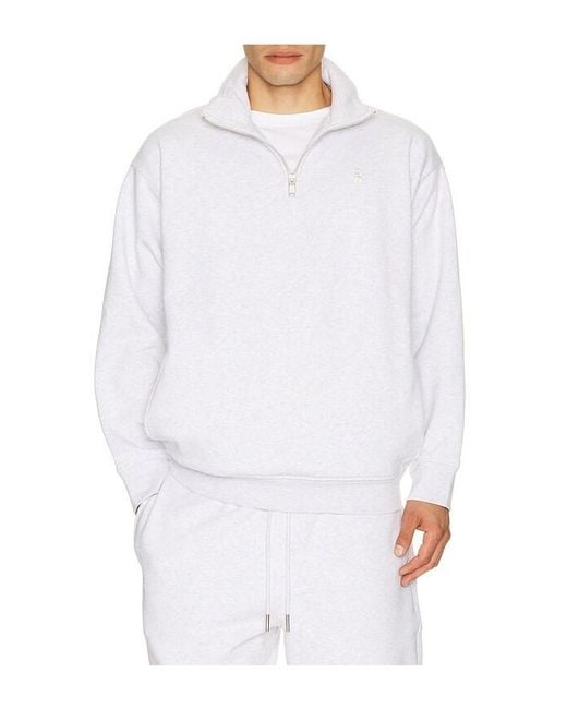 On Shoes White Club Collective 1/4 Zip for men