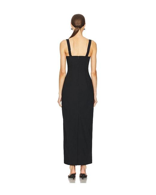 L'academie Black Renia Maxi Dress