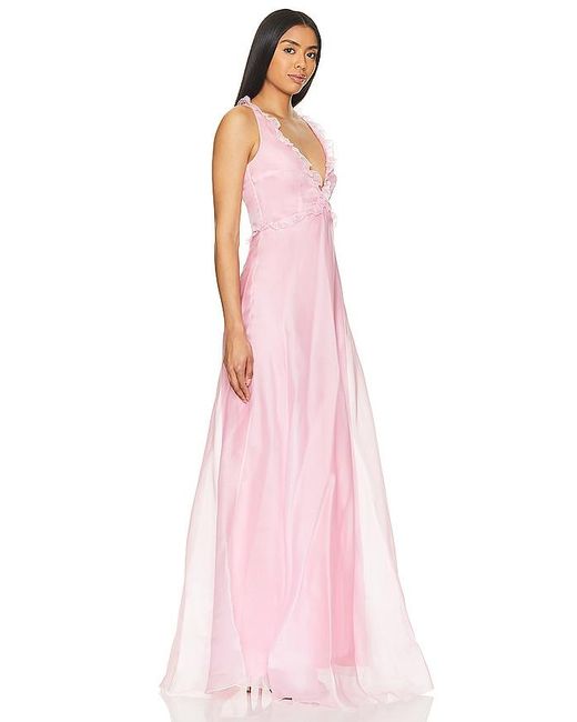 Vivetta Pink Long Organza Dress