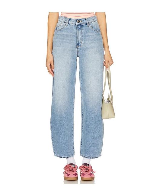 Rolla's Blue Gigi Barrel Jeans