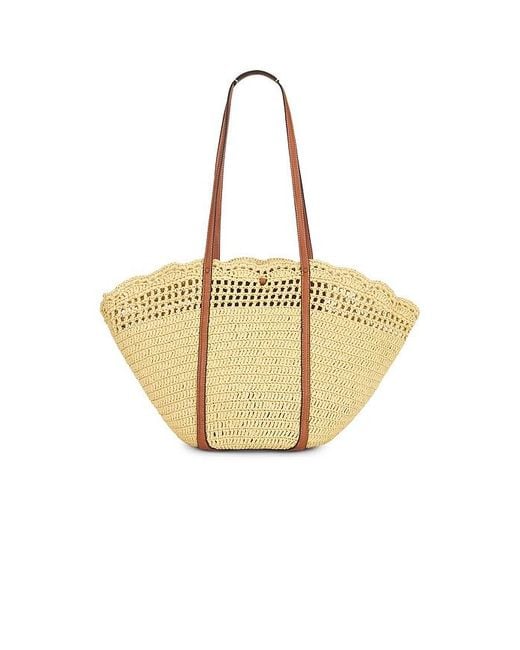 Ulla Johnson Metallic Marina Raffia Tote Bag