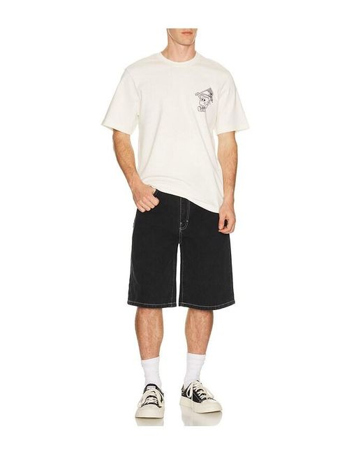 Stan Ray Black Wide Shorts for men