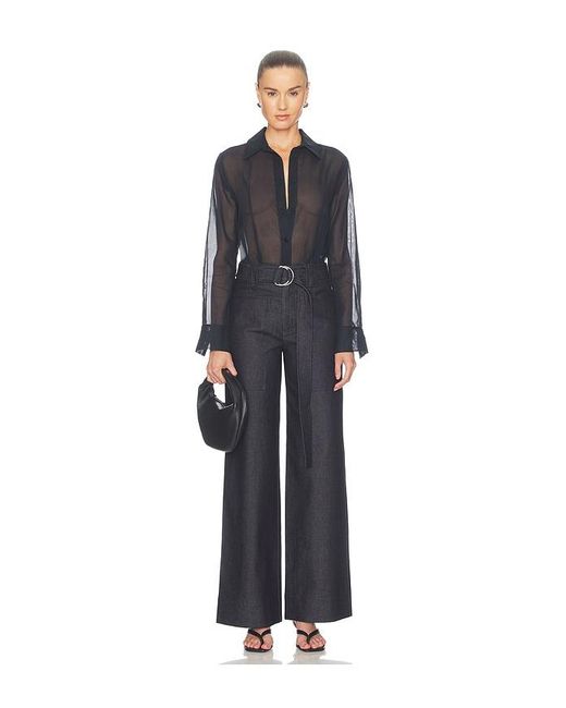 Proenza Schouler Black Lina Pant