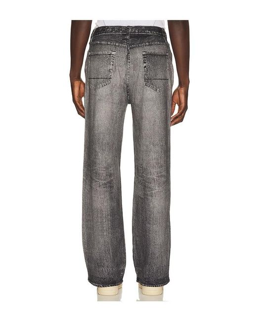 AllSaints Black Lenny Denim Trouser for men