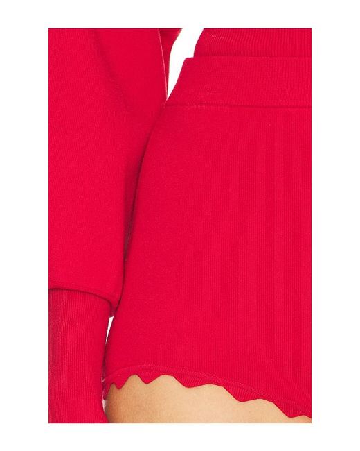 Helsa Red Elvira Shorts