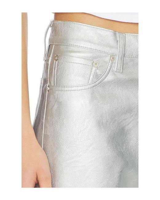 Agolde Metallic Low Rise Slim Pants
