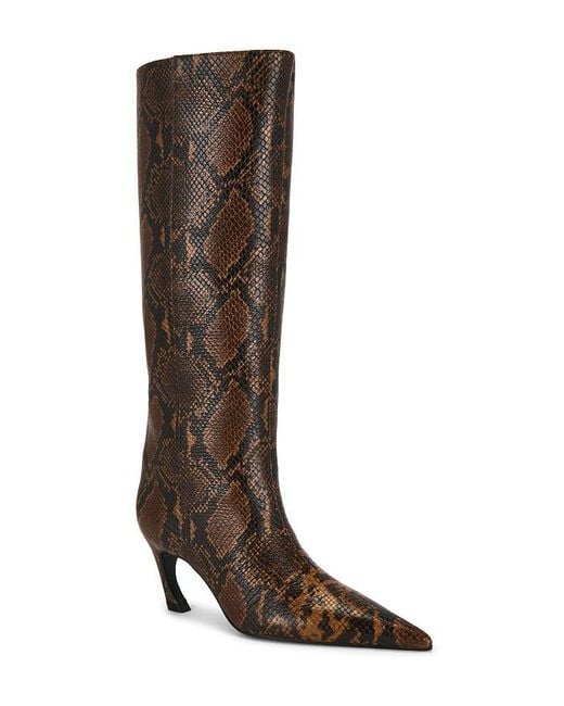 SCHUTZ SHOES Brown Lexi Mid Boot