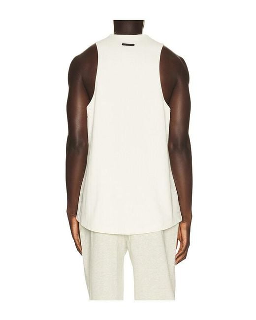 Fear Of God Natural Ribbed Essential Tank for men