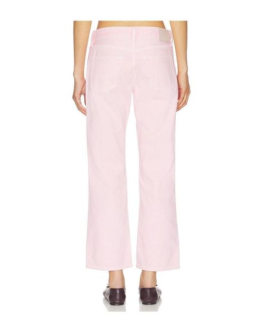 Citizens of Humanity Pink Faye Vintage Straight Jeans