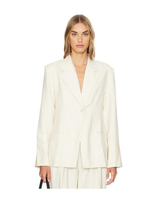 Faithfull The Brand White Soleil Blazer
