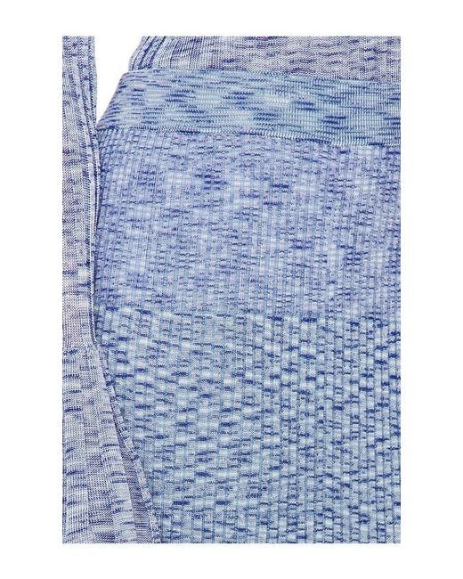 Zimmermann Blue Mouline Midi Skirt