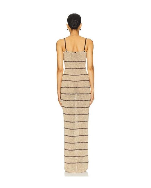 Asta Resort Metallic Celeste Maxi Dress
