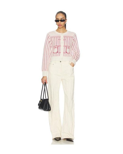 KENZO Natural Trompe 'Oeil Cardigan