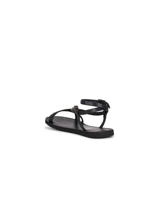 AllSaints Black Tyla Eyelet Sandal