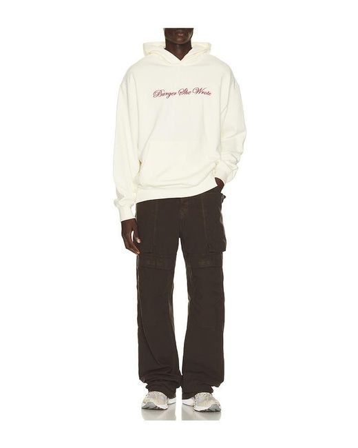 Brixton Natural X Burger She Wrote Hoodie for men
