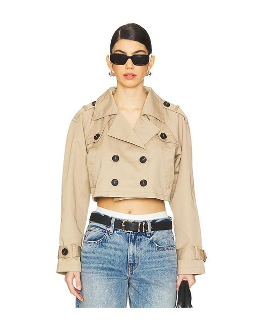 MORE TO COME Blue Trenchcoat Marja