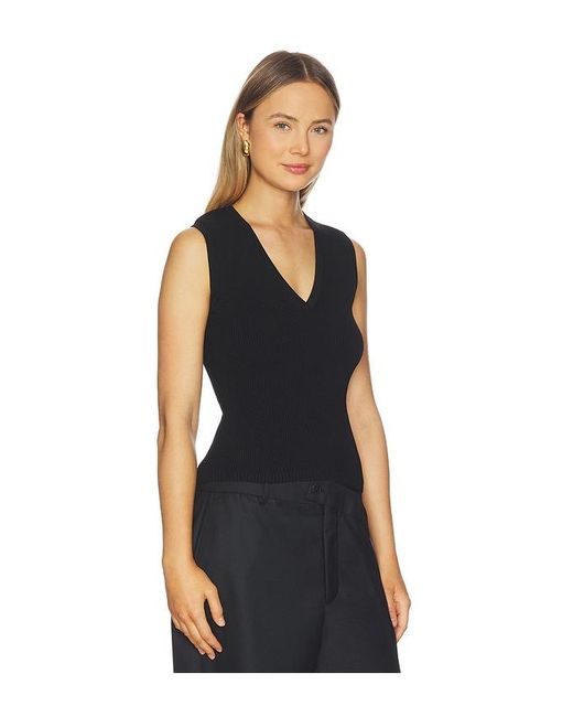 Veronica Beard Black Sid Sleeveless Pullover
