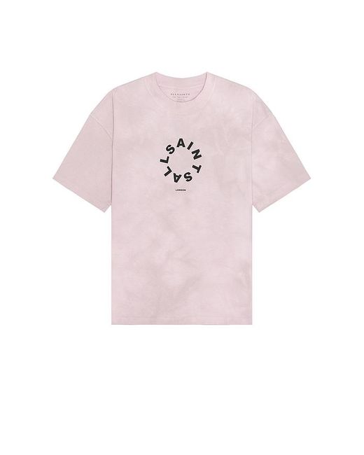 Camiseta tierra AllSaints de hombre de color Pink