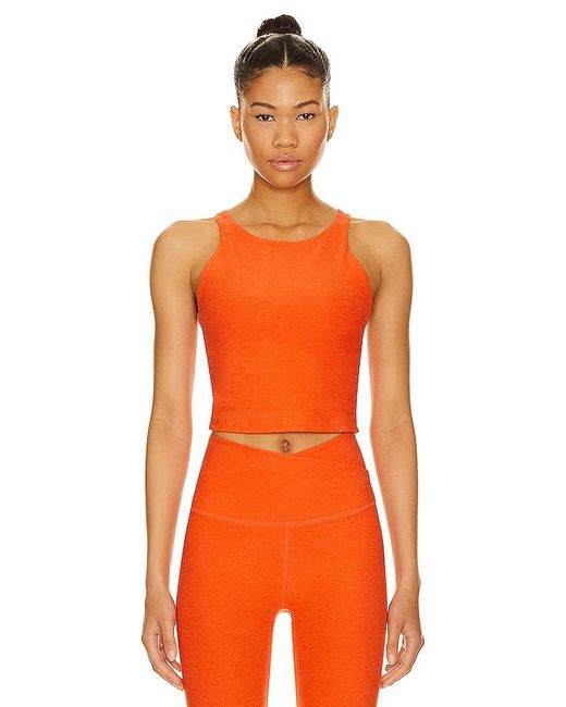 Camiseta tirantes refocus Beyond Yoga de color Orange