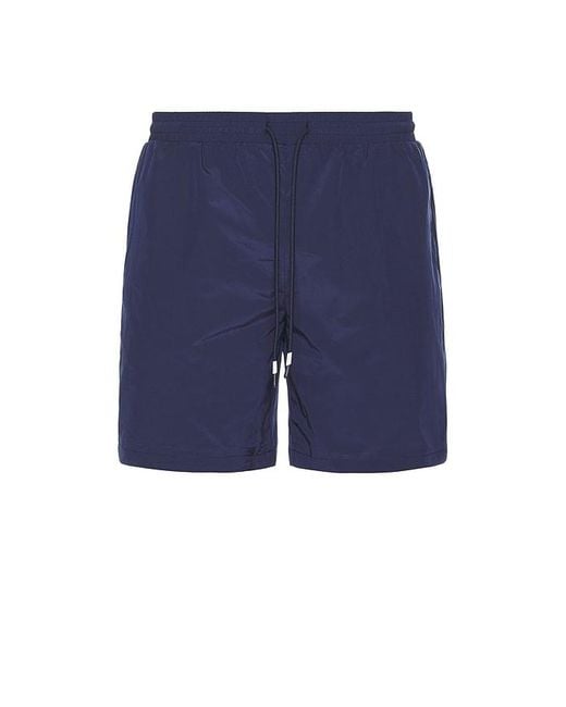 KROST Blue Port Nylon Track Shorts for men
