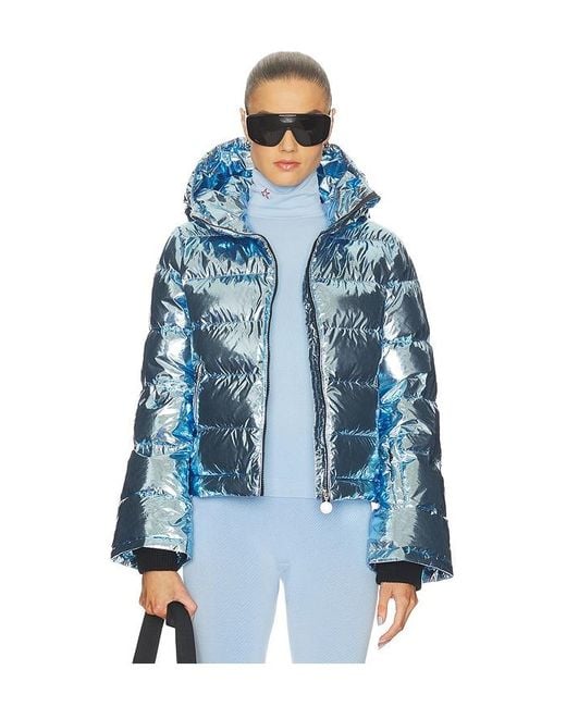 Perfect Moment Blue Polar Flare Iii Down Ski Jacket